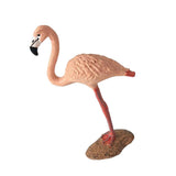Max Miniature Animals Birds Model Figurine Statue Scupltue Toy  Pink Flamingo