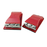 Max Rectangle Grit Abrasive Paper Sandpaper Holder Hand Sander Red Black S