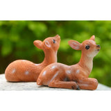 Max Fairy Garden Supplies Resin Mini Deer Micro Landscape Home Lawn Ornament B