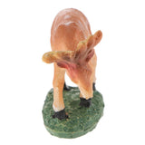 Max Mini Deer Figurines Lawn Ornament Animal Statues Garden Art A