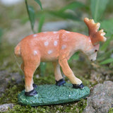Max Mini Deer Figurines Lawn Ornament Animal Statues Garden Art A