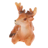 Max Mini Deer Figurines Lawn Ornament Animal Statues Garden Art C