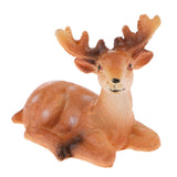 Max Mini Deer Figurines Lawn Ornament Animal Statues Garden Art C