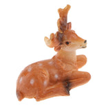 Max Mini Deer Figurines Lawn Ornament Animal Statues Garden Art C