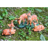 Max Mini Deer Figurines Lawn Ornament Animal Statues Garden Art C