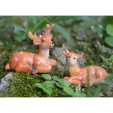 Max Mini Deer Figurines Lawn Ornament Animal Statues Garden Art C