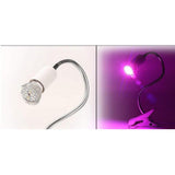Max Flexible Lamp Holder Clip E27 Base Gooseneck Clip Lamp for Plant Grow Lights
