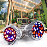 Max E27 8/10W Full Spectrum LED Grow Light Bulb for Indoor Plant Grow 8W 18 LED