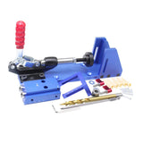 Maxbell Mini Pocket Hole Drill Dowel Jig w/Step Drilling Bit Woodworking Tool Kit