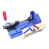 Maxbell Mini Pocket Hole Drill Dowel Jig w/Step Drilling Bit Woodworking Tool Kit