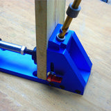 Maxbell Mini Pocket Hole Drill Dowel Jig w/Step Drilling Bit Woodworking Tool Kit