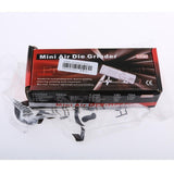 Max Mini Air Straight Die Grinder Kit 1/4" and 1/8" Collets Air Compressor Tool