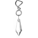 Max 3D Metal Wind Chime Whirl Moving Rotating Hanging Decoration Heart Shaped