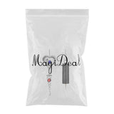 Max 3D Metal Wind Chime Whirl Moving Rotating Hanging Decoration Heart Shaped