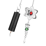 Max 3D Metal Wind Chime Whirl Moving Rotating Hanging Decoration Flower