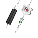 Max 3D Metal Wind Chime Whirl Moving Rotating Hanging Decoration Flower
