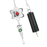 Max 3D Metal Wind Chime Whirl Moving Rotating Hanging Decoration Flower