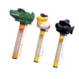 Max Pool & Spa Thermometer Floating Water Temperature Meter Crocodile in Glasses