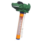 Max Pool & Spa Thermometer Floating Water Temperature Meter Crocodile in Glasses