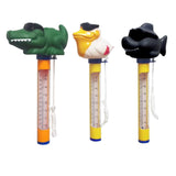 Max Pool & Spa Thermometer Floating Water Temperature Meter Crocodile in Glasses