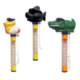 Max Pool & Spa Thermometer Floating Water Temperature Meter Crocodile in Glasses