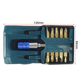 Max 10pcs Hex Shank Security Bit with Extension Bit Precision Screwdriver Set