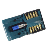 Max 10pcs Hex Shank Security Bit with Extension Bit Precision Screwdriver Set