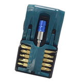Max 10pcs Hex Shank Security Bit with Extension Bit Precision Screwdriver Set