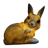 Max Outdoor Solar Powered LED Animal Light Garden Yard Decor Ornament Rabbit