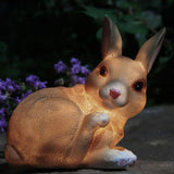 Max Outdoor Solar Powered LED Animal Light Garden Yard Decor Ornament Rabbit