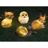 Max Outdoor Solar Powered LED Animal Light Garden Yard Decor Ornament Rabbit