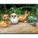 Max Outdoor Solar Powered LED Animal Light Garden Yard Decor Ornament Owl