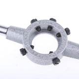 Max Die Stock Holder Thread Tap Wrench Round Handle Bar Tools D:30x11mm