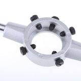 Max Die Stock Holder Thread Tap Wrench Round Handle Bar Tools E:38x14mm