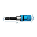 Max Magnetic Screwdriver Bit Holder Hex Shank 1/4'' Quick Release Connecting Rod