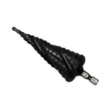 Max Metal Cone Spiral Drill Bit Triangle/Hex Shank Hole Cutter Hex Shank 4-32