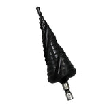 Max Metal Cone Spiral Drill Bit Triangle/Hex Shank Hole Cutter Hex Shank 4-32