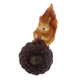 Max Mini Squirrel Figurines Lawn Ornament Animal Statues Garden Art Decor 19cm