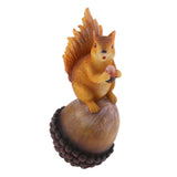 Max Mini Squirrel Figurines Lawn Ornament Animal Statues Garden Art Decor 20cm