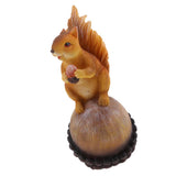 Max Mini Squirrel Figurines Lawn Ornament Animal Statues Garden Art Decor 20cm