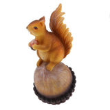 Max Mini Squirrel Figurines Lawn Ornament Animal Statues Garden Art Decor 20cm
