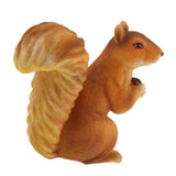 Max Mini Squirrel Figurines Lawn Ornament Animal Statues Garden Art Decor 21cm