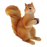Max Mini Squirrel Figurines Lawn Ornament Animal Statues Garden Art Decor 21cm