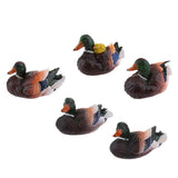 Max Creative Resin Craft Floating Duck Decoy Garden Ornament Mother and Child