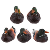 Max Creative Resin Craft Floating Duck Decoy Garden Ornament Mother and Child