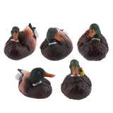 Max Creative Resin Craft Floating Duck Decoy Garden Ornament Mother and Child