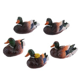 Max Creative Resin Craft Floating Duck Decoy Garden Ornament Mother and Child