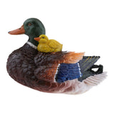 Max Creative Resin Craft Floating Duck Decoy Garden Ornament Mother and Child