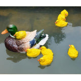 Max Creative Resin Craft Floating Duck Decoy Garden Ornament Mother and Child