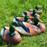 Max Creative Resin Craft Floating Duck Decoy Garden Ornament Left
